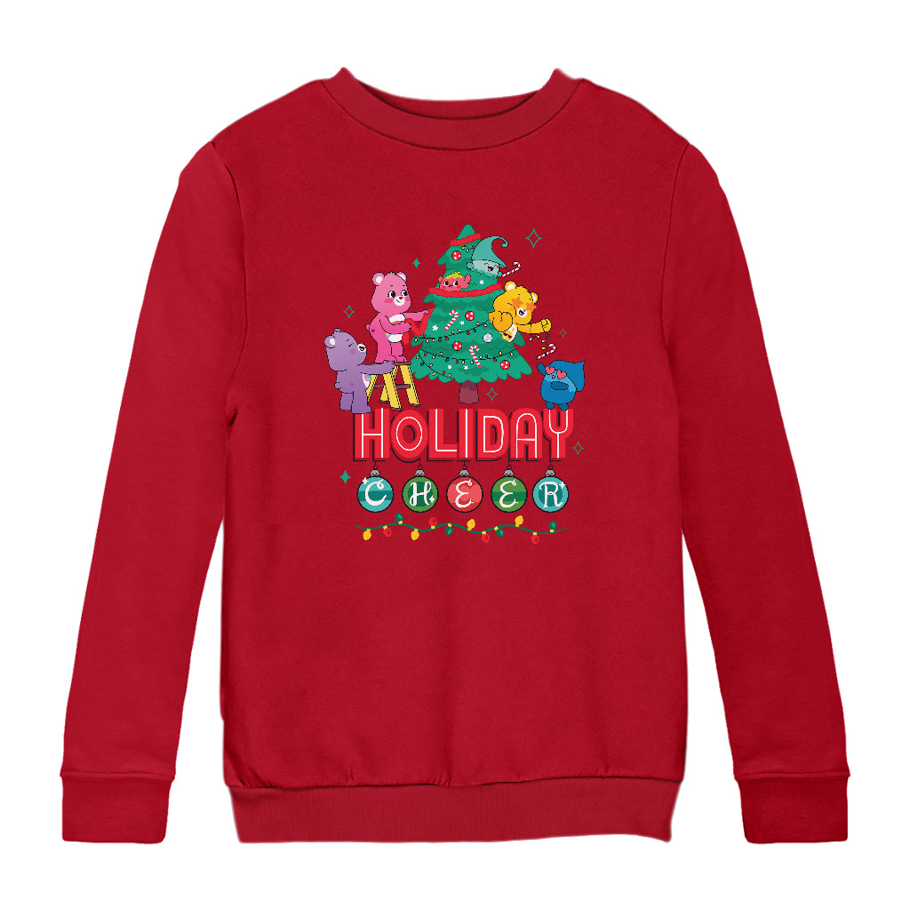 Care Bears Unlock The Magic Christmas Holiday Cheer Kids Sweatshirt-Care Bears Store