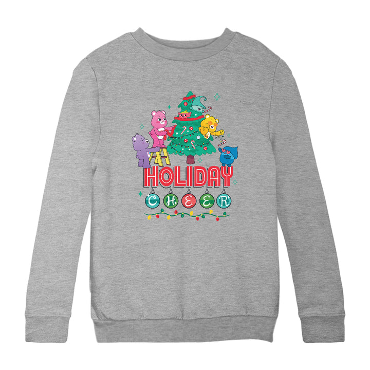 Care Bears Unlock The Magic Christmas Holiday Cheer Kids Sweatshirt-Care Bears Store