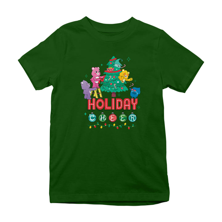 Care Bears Unlock The Magic Christmas Holiday Cheer Kids T-Shirt-Care Bears Store