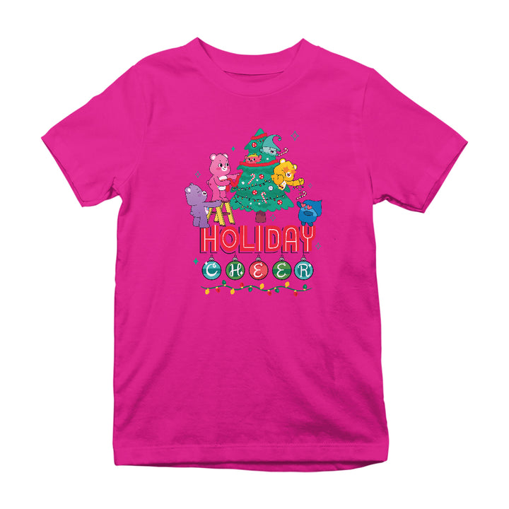 Care Bears Unlock The Magic Christmas Holiday Cheer Kids T-Shirt-Care Bears Store