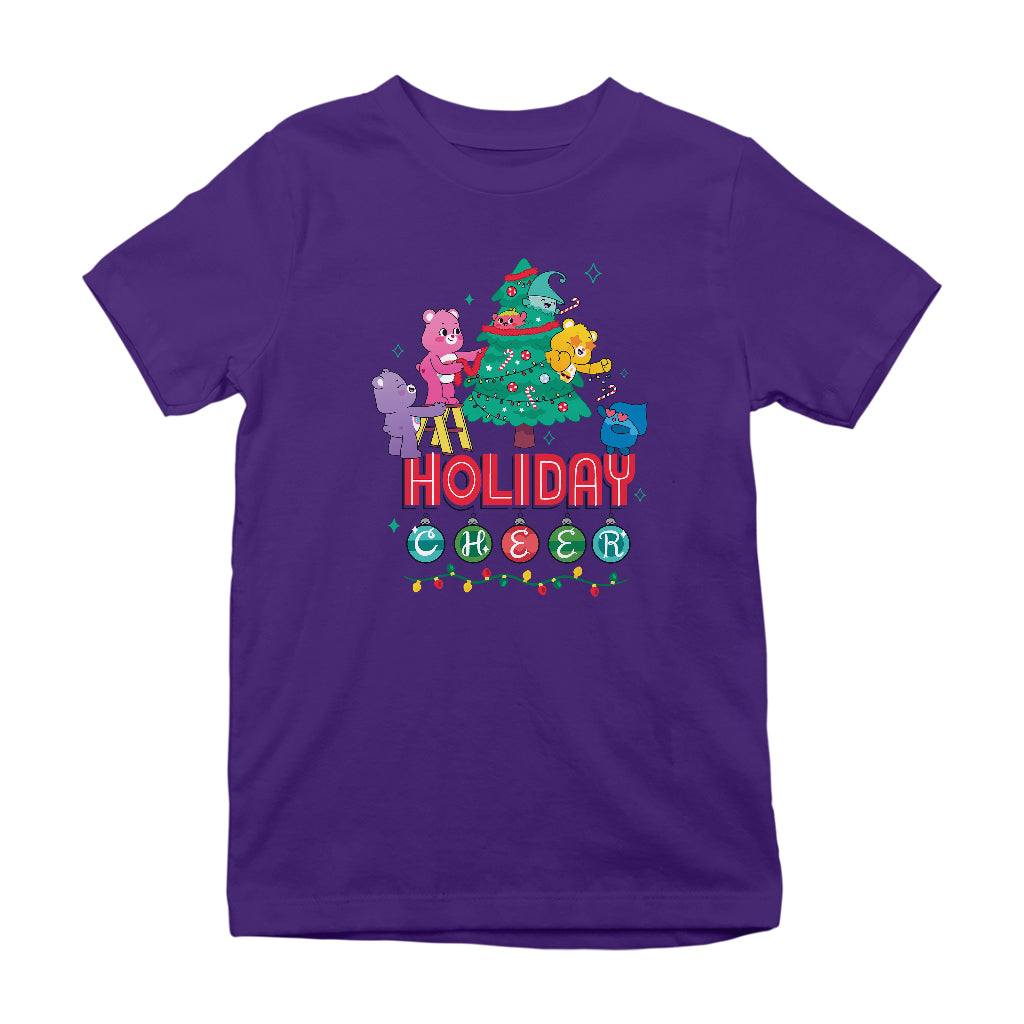 Care Bears Unlock The Magic Christmas Holiday Cheer Kids T-Shirt-Care Bears Store