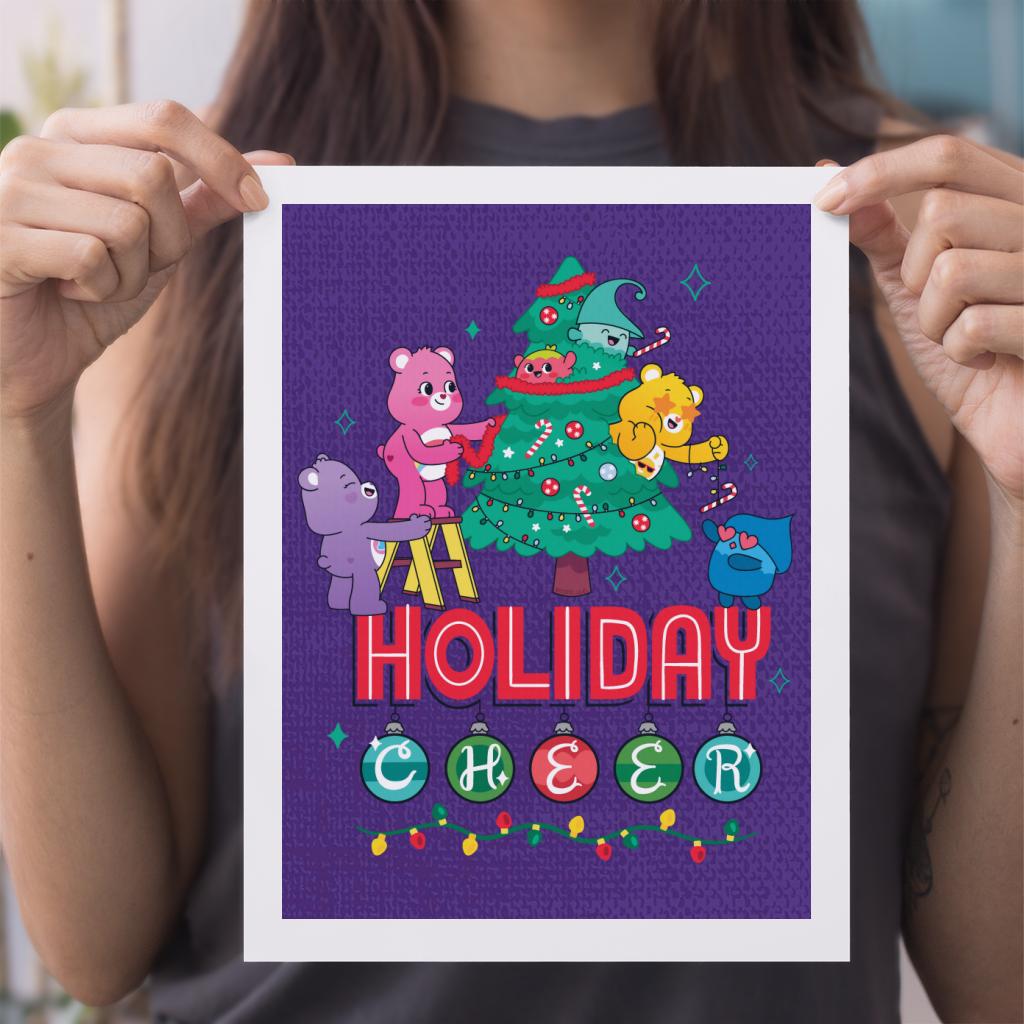 Unlock The Magic Christmas Holiday Cheer A4 Print-Care Bears Store