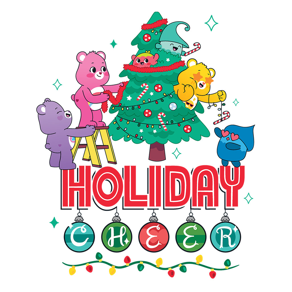 Care Bears Unlock The Magic Christmas Holiday Cheer Women's Hooded Sweatshirt-Care Bears Store