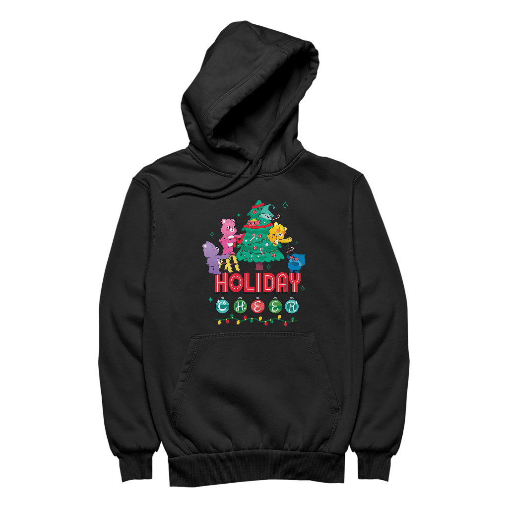 Care Bears Unlock The Magic Christmas Holiday Cheer Women's Hooded Sweatshirt-Care Bears Store