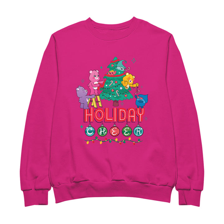 Care Bears Unlock The Magic Christmas Holiday Cheer Women's Sweatshirt-Care Bears Store
