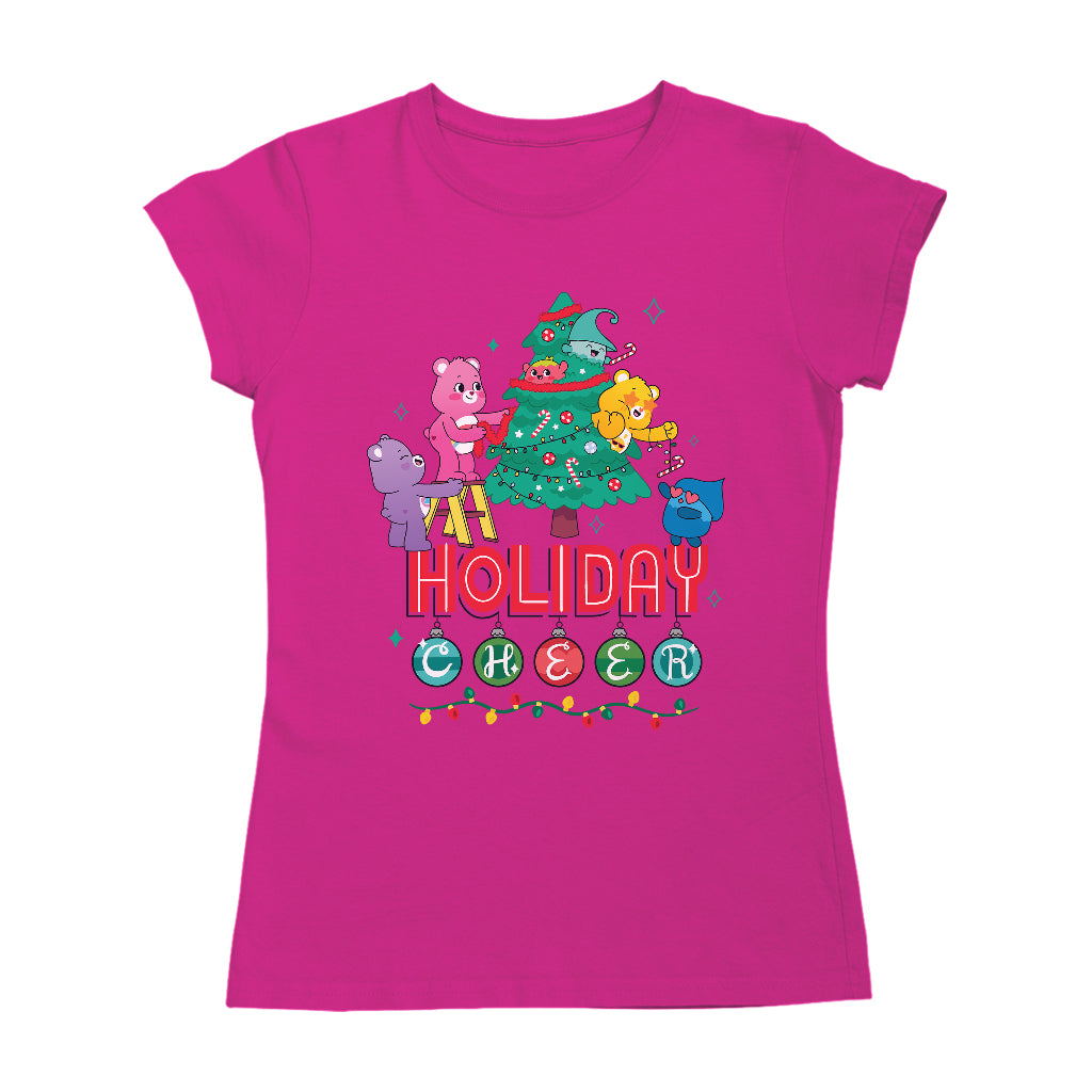 Care Bears Unlock The Magic Christmas Holiday Cheer Women's T-Shirt-Care Bears Store