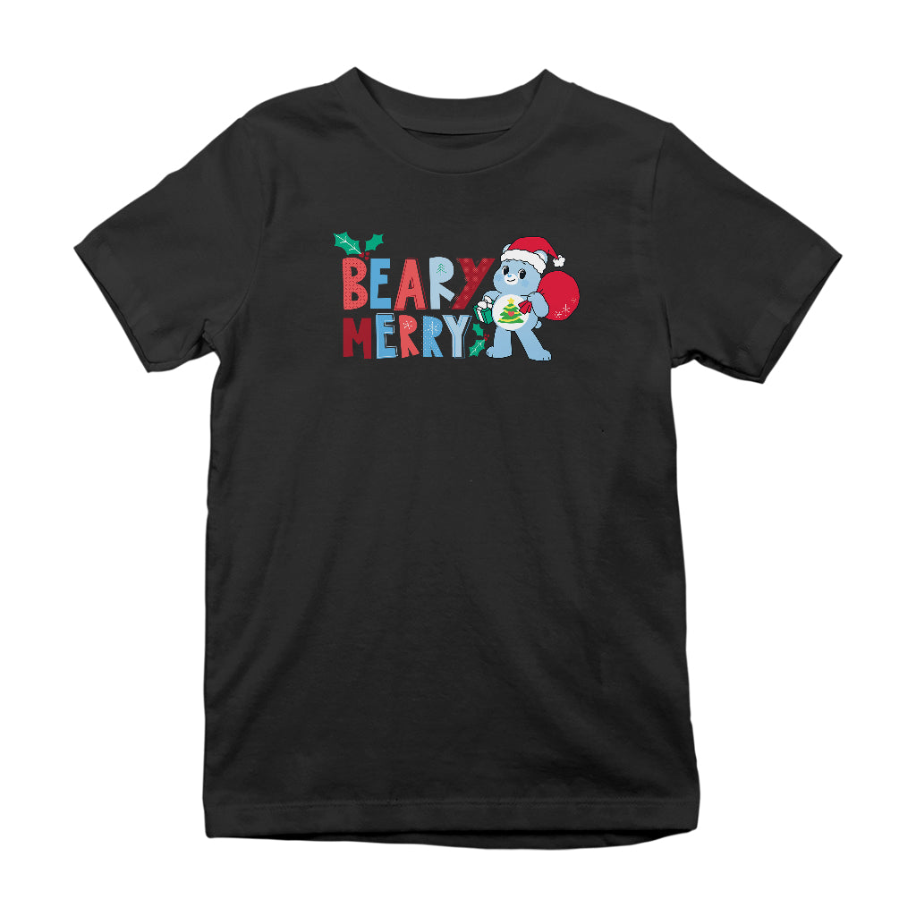 Care Bears Unlock The Magic Christmas Beary Merry Kids T-Shirt-Care Bears Store