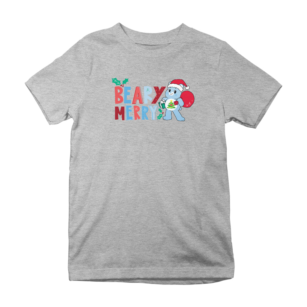 Care Bears Unlock The Magic Christmas Beary Merry Kids T-Shirt-Care Bears Store