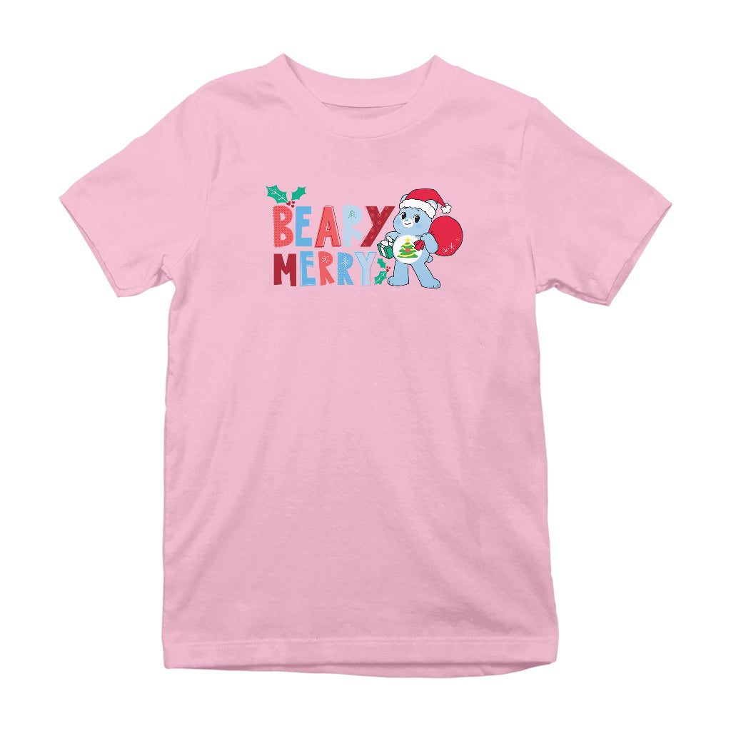Care Bears Unlock The Magic Christmas Beary Merry Kids T-Shirt-Care Bears Store