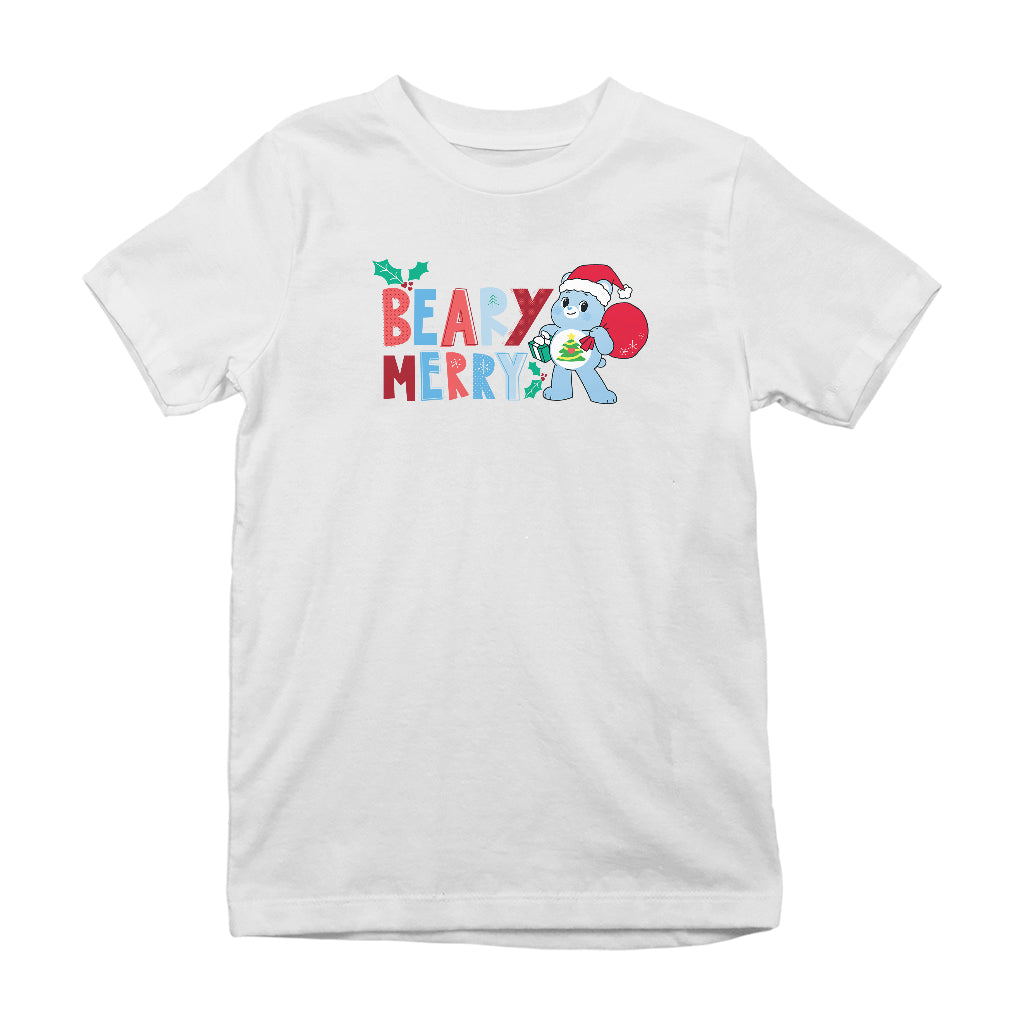 Care Bears Unlock The Magic Christmas Beary Merry Kids T-Shirt-Care Bears Store