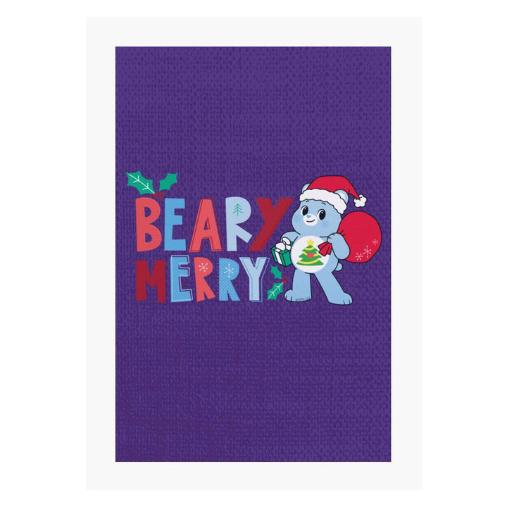 Unlock The Magic Christmas Beary Merry A4 Print-Care Bears Store