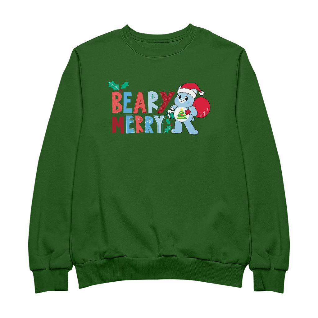 Care Bears Unlock The Magic Christmas Beary Merry Women's Sweatshirt-Care Bears Store