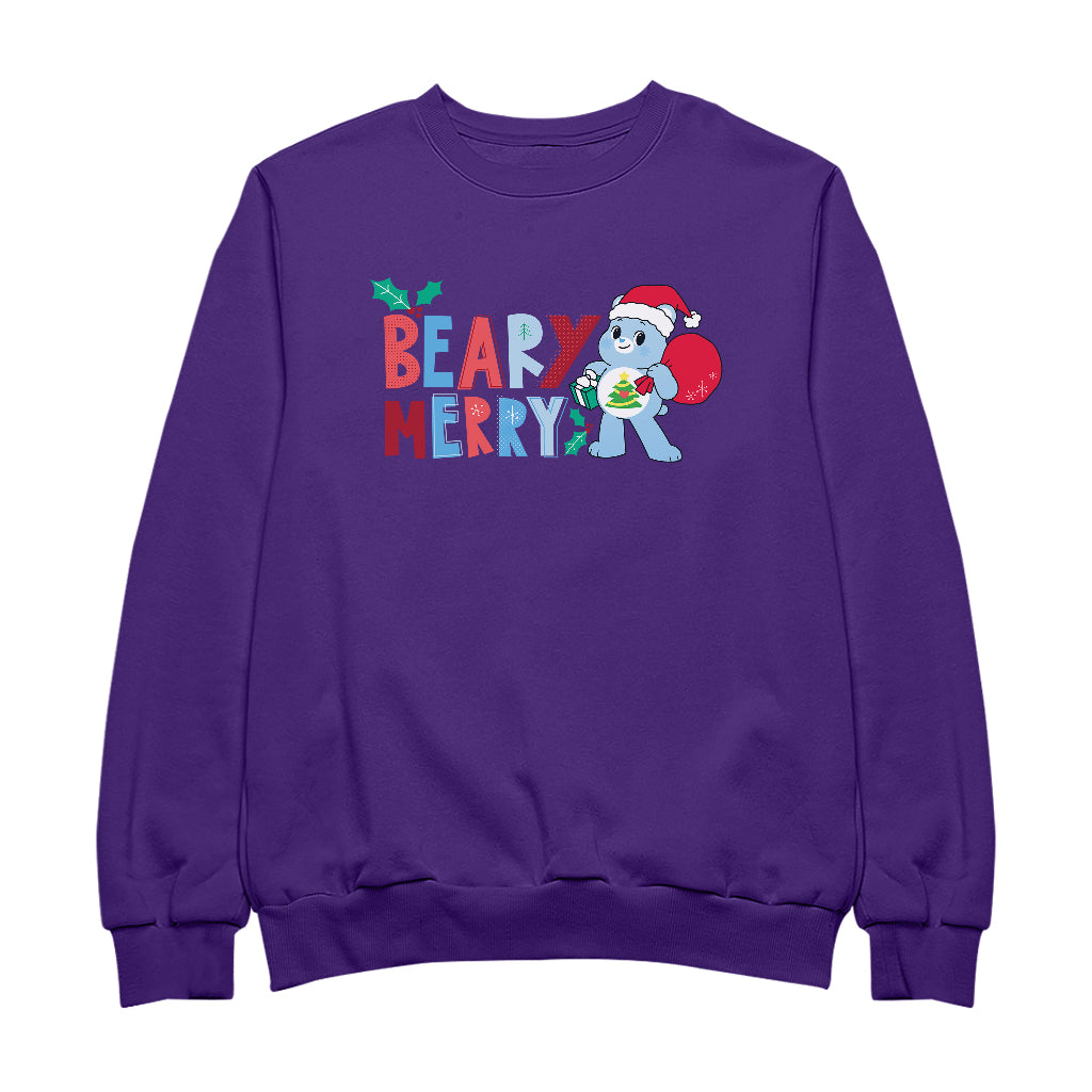 Care Bears Unlock The Magic Christmas Beary Merry Women's Sweatshirt-Care Bears Store