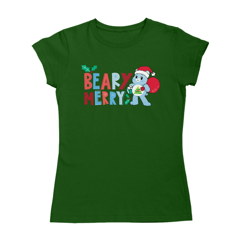 Care Bears Unlock The Magic Christmas Beary Merry Women's T-Shirt-Care Bears Store