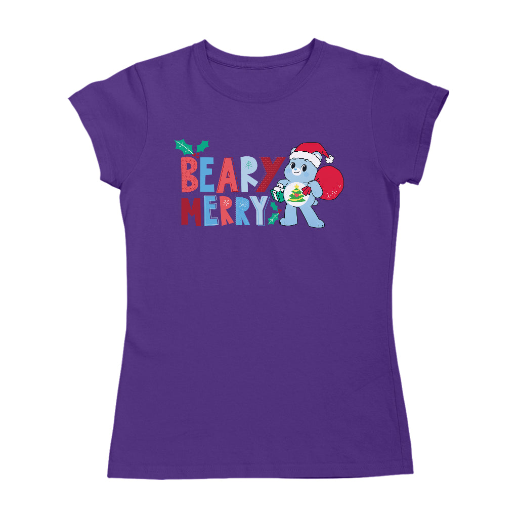Care Bears Unlock The Magic Christmas Beary Merry Women's T-Shirt-Care Bears Store