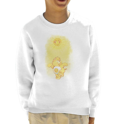 Care Bears Funshine Bear Dancing In The Sun Kid's Sweatshirt