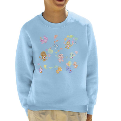 Care Bears Love Heart Montage Kid's Sweatshirt