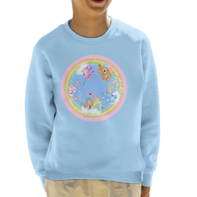 Care Bears Playful Heart Monkey Rainbow Cloud Boat Kid's Sweatshirt