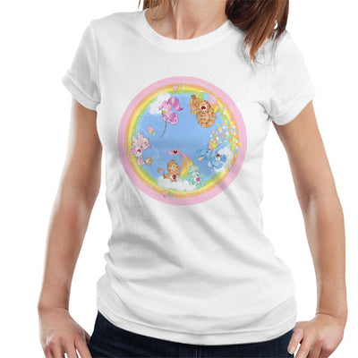 Care Bears Playful Heart Monkey Rainbow Cloud Boat Women's T-Shirt