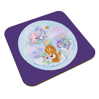 Care Bears Brave Heart Lion Pink Trees Coaster