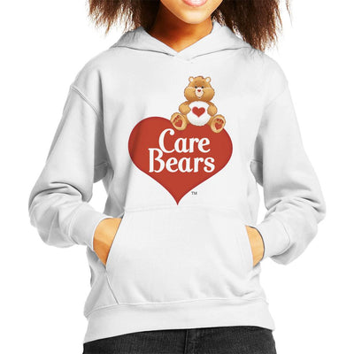 Care Bears Logo Tenderheart Bear Kid's Hooded Sweatshirt