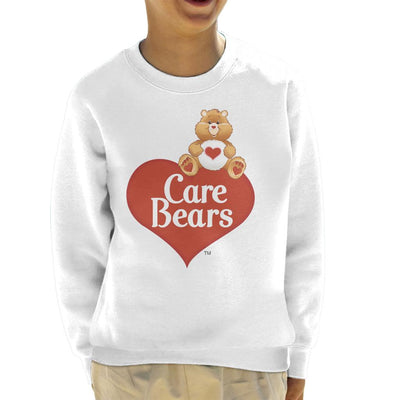 Care Bears Logo Tenderheart Bear Kid's Sweatshirt