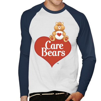 Care Bears Logo Tenderheart Bear Men's Baseball Long Sleeved T-Shirt