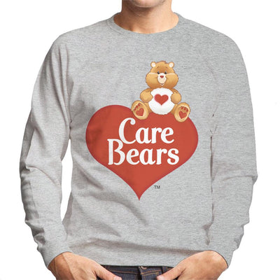 Care Bears Logo Tenderheart Bear Men's Sweatshirt