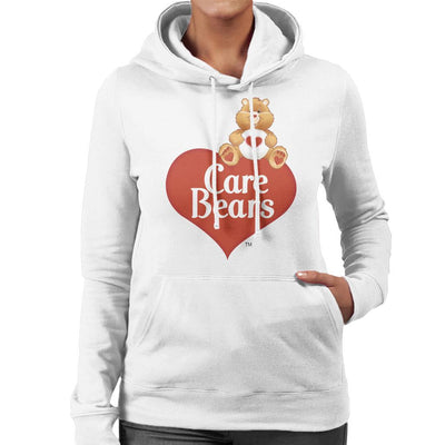Care Bears Logo Tenderheart Bear Women's Hooded Sweatshirt