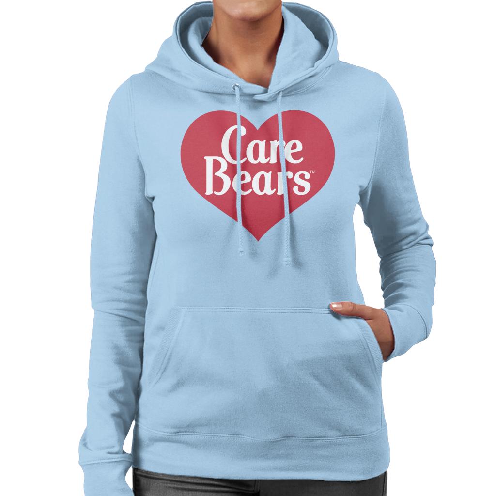 Love Heart Logo Women's Hooded Sweatshirt Care Bears Store
