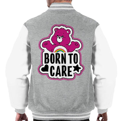 Care Bears Cheer Bear Born To Care Men's Varsity Jacket