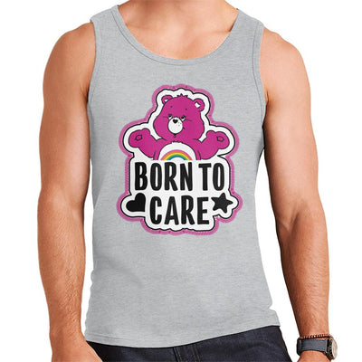 Care Bears Cheer Bear Born To Care Men's Vest