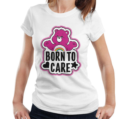 Care Bears Cheer Bear Born To Care Women's T-Shirt