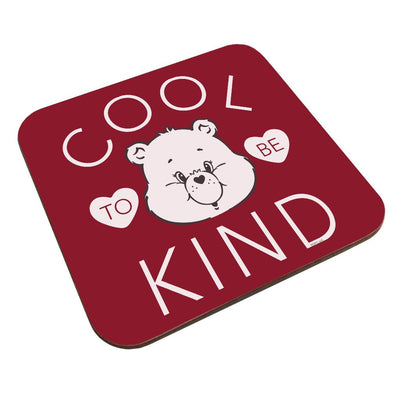Care Bears Tenderheart Bear Cool To Be Kind White Text Coaster