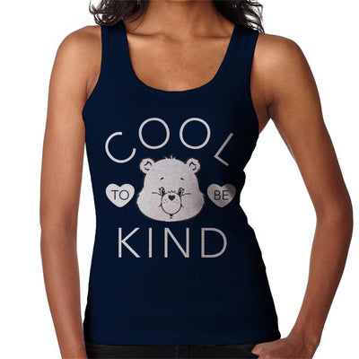 Care Bears Tenderheart Bear Cool To Be Kind White Text Women's Vest