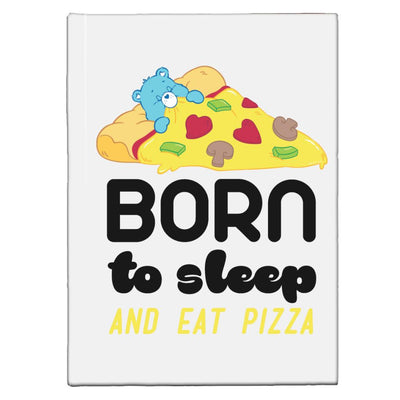 Care Bears Bedtime Bear Born To Sleep And Eat Pizza Hardback Journal