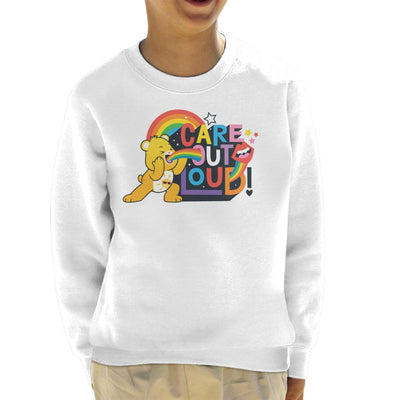 Care Bears Unlock The Magic Care Out Loud Kid's Sweatshirt