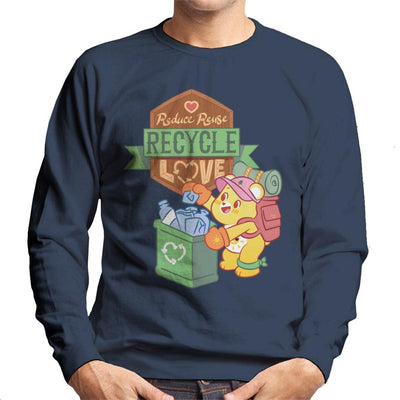 Care Bears Unlock The Magic Reduce Reuse Recycle Love Men's Sweatshirt
