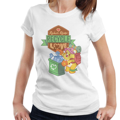 Care Bears Unlock The Magic Reduce Reuse Recycle Love Women's T-Shirt