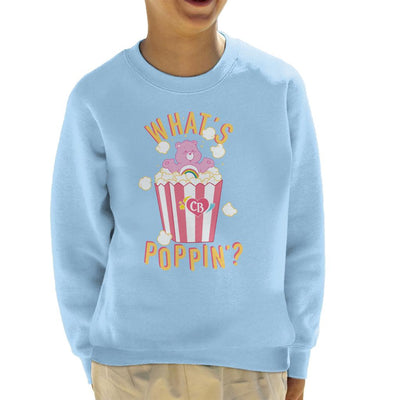 Care Bears Cheer Bear Whats Poppin Kid's Sweatshirt