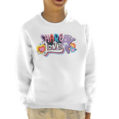 Care Bears Unlock The Magic Share Love Kid's Sweatshirt