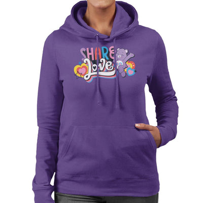 Care Bears Unlock The Magic Share Love Women's Hooded Sweatshirt