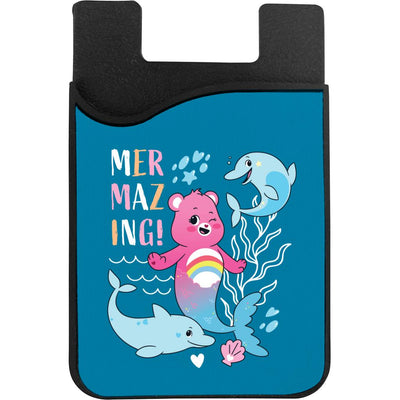 Care Bears Unlock The Magic Cheer Bear Mermazing Dolphins Phone Card Holder