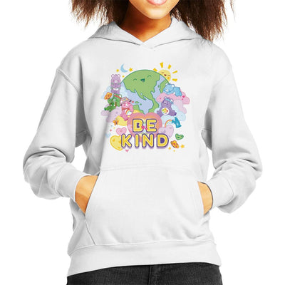 Care Bears Unlock The Magic Be Kind On Earth Kid's Hooded Sweatshirt