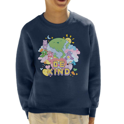 Care Bears Unlock The Magic Be Kind On Earth Kid's Sweatshirt