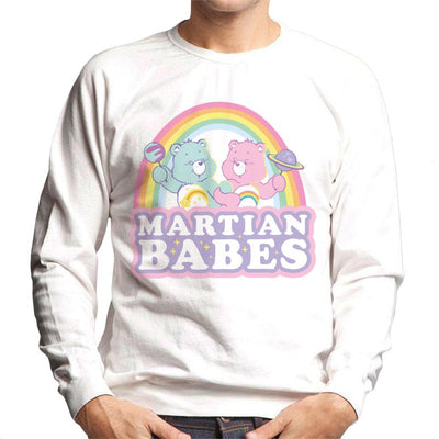 Care Bears Cheer Bear And Wish Bear Martian Babes Men's Sweatshirt