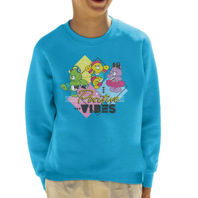Care Bears Good Luck Bear Positive Vibes Kid's Sweatshirt