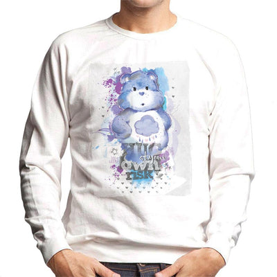 Care Bears Grumpy Bear Hug At Your Own Risk Men's Sweatshirt