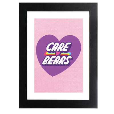 Care Bears Unlock The Magic Purple Heart Framed Print