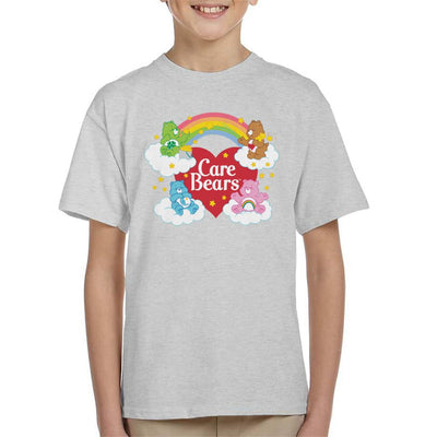 Care Bears On Clouds Kid's T-Shirt